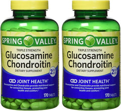 Spring Valley Glucosamine Chondroitin Triple Strength Twin Pack - 340 Tablets