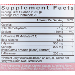 Alani Nu Pre Workout Powder Hawaiian Ice 20 Servings, 200mg Caffeine