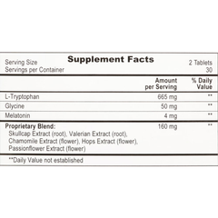Alteril Sleep Aid Tablets with 60 count, 5 mg Melatonin, L-Tryptophan & Valerian - Drug-Free, Non-Habit Forming