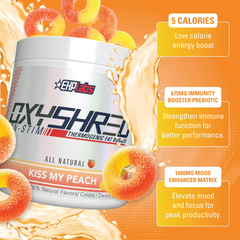 OxyShred Non Stimulant Pre Workout Peach