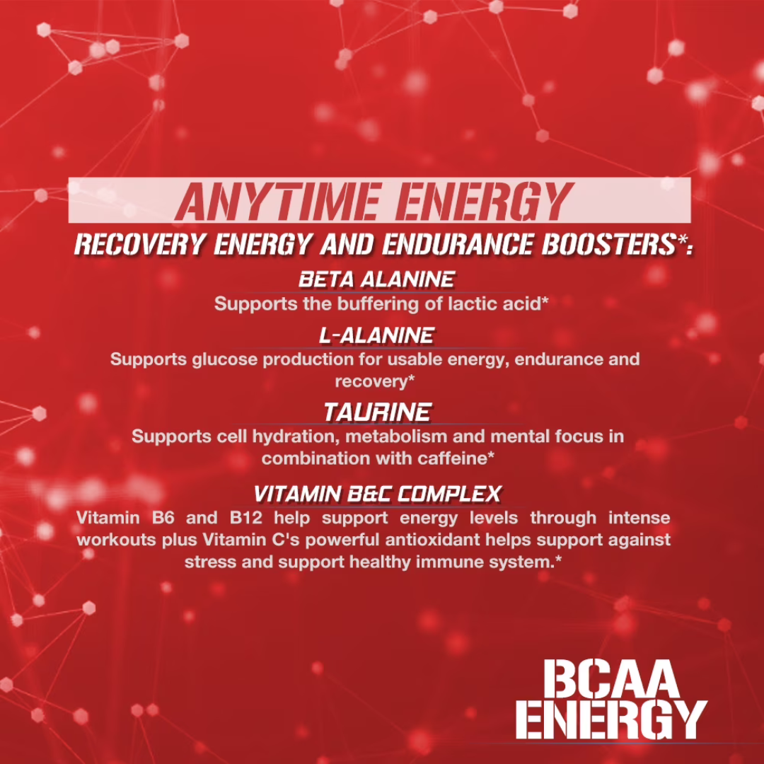 Evlution Nutrition BCAA Energy Amino Acid Pre-Workout Powder - 30 Servings, Rocket Pop