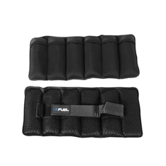 Fuel Pureformance Unisex Adjustable Wrist/Ankle Weights, 5-Pound Pair (10lb Total - 6 Removable Weight Packs)