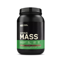 Optimum Nutrition Serious Mass, Chocolate, Weight Gainer Protein Powder, Mass Gainer, 3 lb