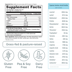 Ancient Nutrition Grass Fed, Cage Free, Bone Broth Protein Powder, 20g Protein, Hydrolyzed Collagen Peptides, Keto & Paleo Friendly, Supports Joint, Gut Health, Chocolate, 20 Servings
