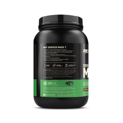 Optimum Nutrition Serious Mass, Chocolate, Weight Gainer Protein Powder, Mass Gainer, 3 lb