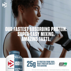 Dymatize ISO100 Hydrolyzed Whey Isolate Protein Powder, Gourmet Vanilla