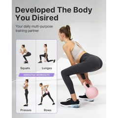 YOTTOY 20 lb Soft Kettlebell — Anti-Slip Grip,Weight for Home Workouts,Safety Guaranteed