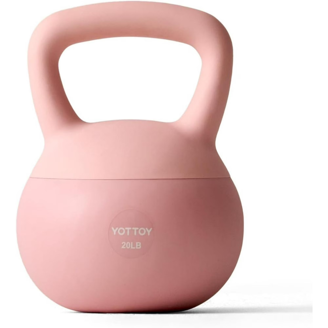 YOTTOY 20 lb Soft Kettlebell — Anti-Slip Grip,Weight for Home Workouts,Safety Guaranteed