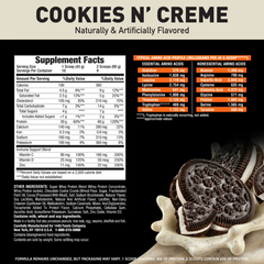 Body Fortress Super Advanced 100% Premium Whey Protein Powder, Cookies N' Creme, 60g Protein, Immune Support , Vitamins C & D Plus Zinc, 1.78 lbs